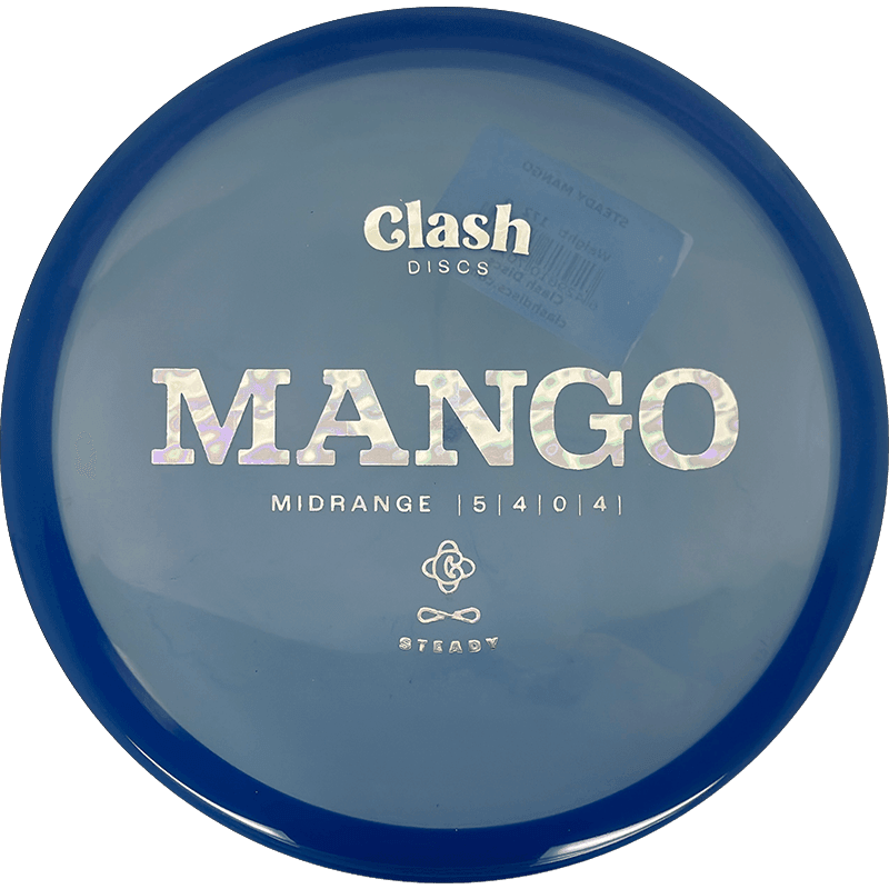 172g - Blue (Silver Aqua) Steady Clash Discs Mango - Skyline Disc Golf