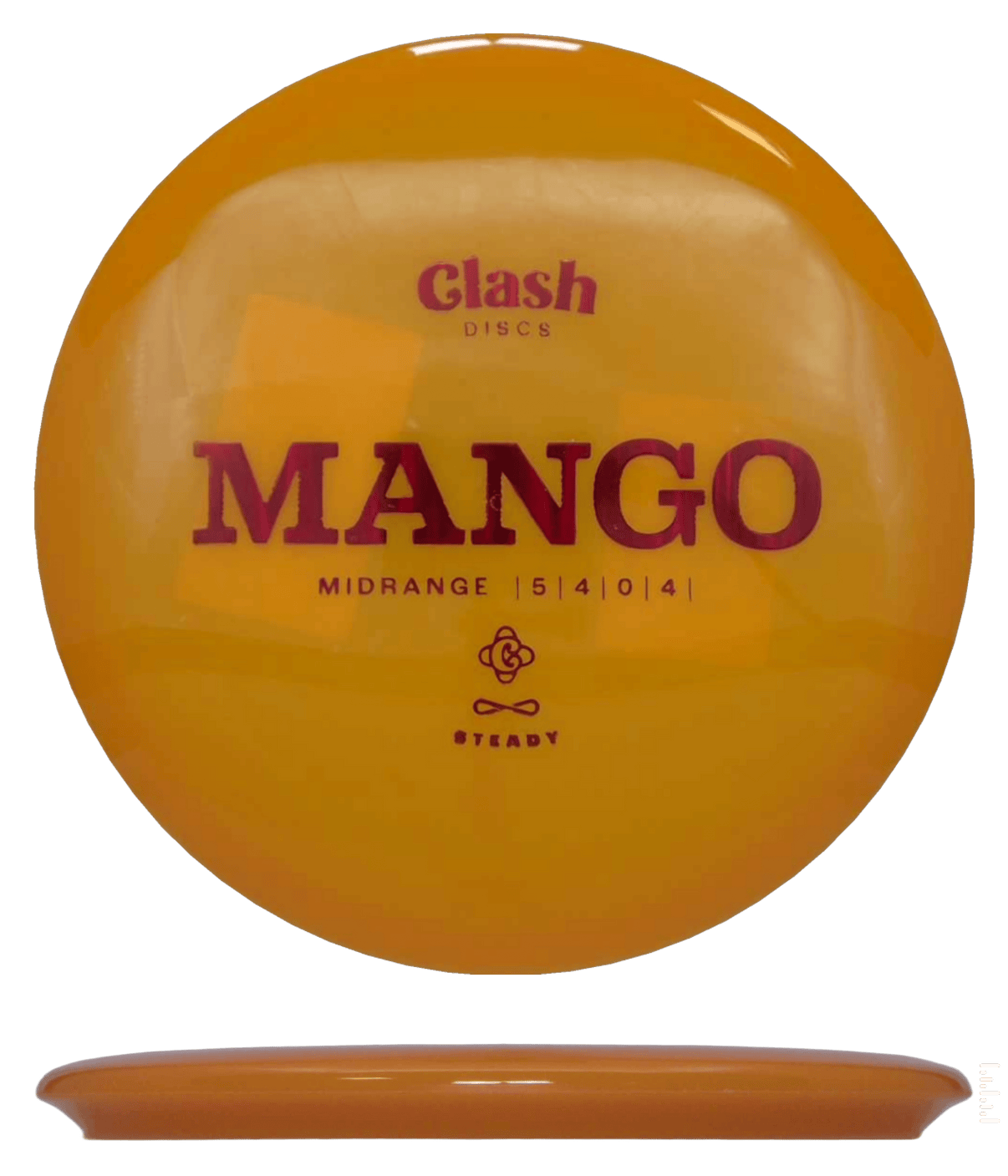 175g - Orange (Red Chrome) *001* Steady Clash Discs Mango - Skyline Disc Golf