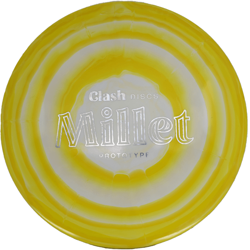 177g - Yellow Swirl (Gold) *060* Steady Ring Clash Discs Millet - Skyline Disc Golf