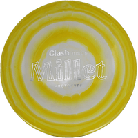 177g - Yellow Swirl (Gold) *060* Steady Ring Clash Discs Millet - Skyline Disc Golf