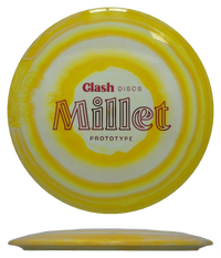 Clash Discs Millet - Steady Ring / 177g - Yellow Swirl (Red Foil) - Skyline Disc Golf
