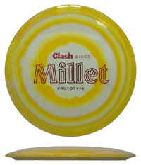 Clash Discs Millet - Steady Ring / 177g - Yellow Swirl (Red Foil) - Skyline Disc Golf