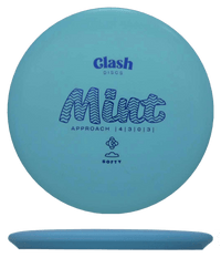 175g - Sky Blue (Blue Chrome) Softy Clash Discs Mint - Skyline Disc Golf
