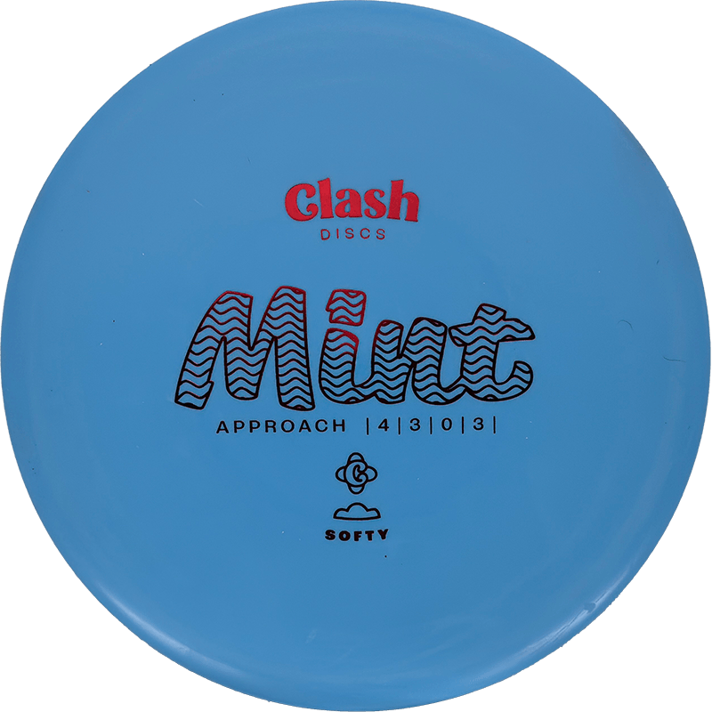 Clash Discs Mint Clash Discs Mint - Softy / 171g - Light Blue (Red Foil) *1005* - Skyline Disc Golf