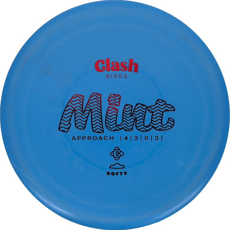 Clash Discs Mint Clash Discs Mint - Softy / 171g - Light Blue (Red Foil) *1006* - Skyline Disc Golf