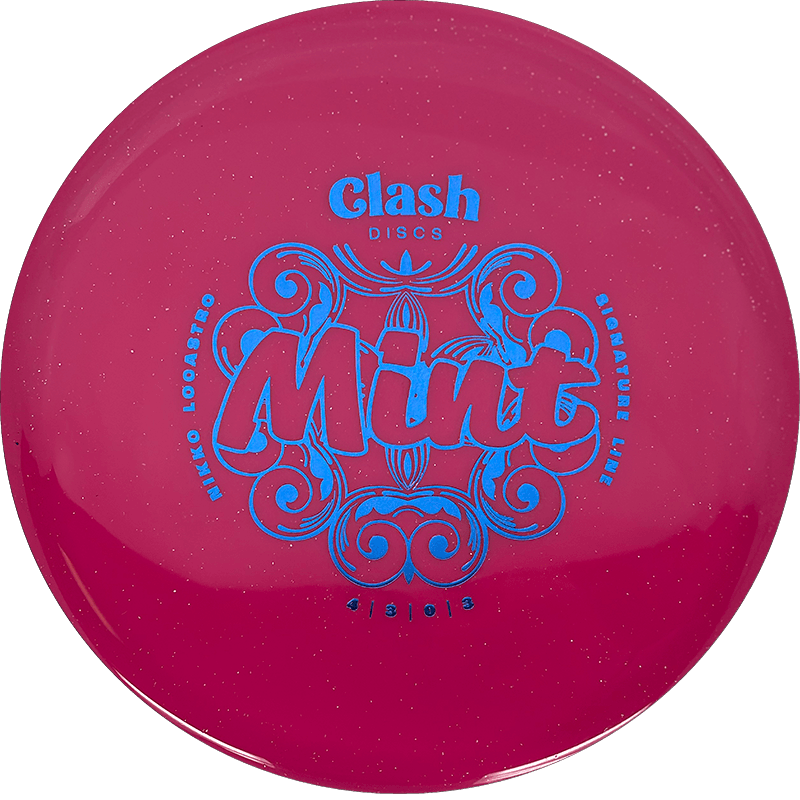 Clash Discs Mint Clash Discs Mint - Steady - Nikko Locastro Signature Series / 172g - Rose Red (Blue Foil) - Skyline Disc Golf