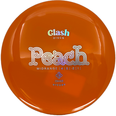 Clash Discs Peach Clash Discs Peach - Steady / 176g - Orange (Chrome) - Skyline Disc Golf