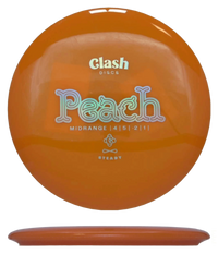 Clash Discs Peach - Steady / 174g - Orange (Chrome) *006* - Skyline Disc Golf