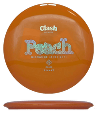 174g - Orange (Chrome) *006* Steady Clash Discs Peach - Skyline Disc Golf