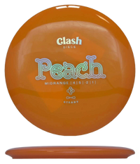 Clash Discs Peach - Steady / 174g - Orange (Chrome) *007* - Skyline Disc Golf