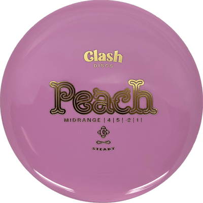 Clash Discs Peach Clash Discs Peach - Steady / 177g - Pink (Gold) - Skyline Disc Golf