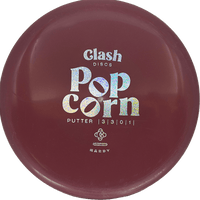 Clash Discs Popcorn - Hardy / 174g - Brick Red (Silver Glitter) - Skyline Disc Golf