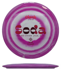 174g - Magenta Swirl (Red Foil) Steady Ring Clash Discs Soda - Skyline Disc Golf