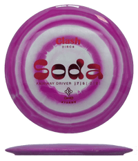Clash Discs Soda - Steady Ring / 173g - Magenta Swirl (Red Foil) *018* - Skyline Disc Golf
