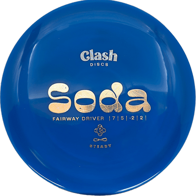 Clash Discs Soda Clash Discs Soda - Steady / 172g - Blue (Chrome) - Skyline Disc Golf