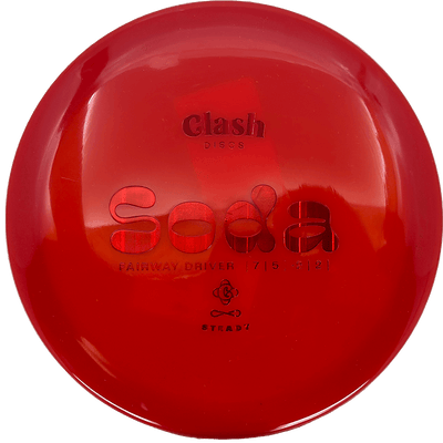 Clash Discs Soda Clash Discs Soda - Steady / 175g - Red (Red Chrome) - Skyline Disc Golf