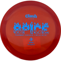 Clash Discs Spice - Steady / 174g - Red (Blue Foil) - Skyline Disc Golf