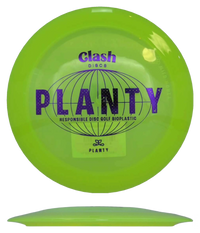 Clash Discs Wild Honey - Planty / 172g - Highlighter Yellow (Purple Foil) - Skyline Disc Golf