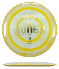 174g - Yellow Swirl (Gold) Steady Ring Clash Discs Wild Honey - Skyline Disc Golf