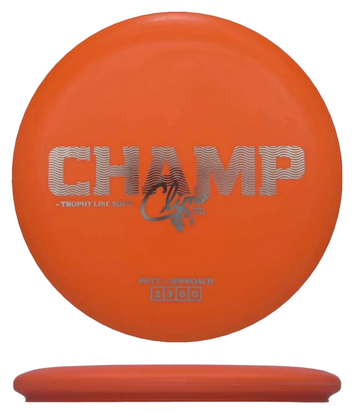 Climo Discs Champ - Trophy Line Soft / 175g - Orange (Silver Foil) - Skyline Disc Golf