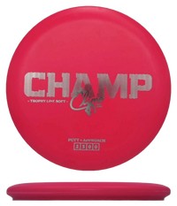 Climo Discs Champ - Trophy Line Soft / 175g - Hot Red (Silver Foil) - Skyline Disc Golf