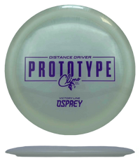 173g - Pearl White (Purple) Prototype Climo Discs Osprey - Skyline Disc Golf