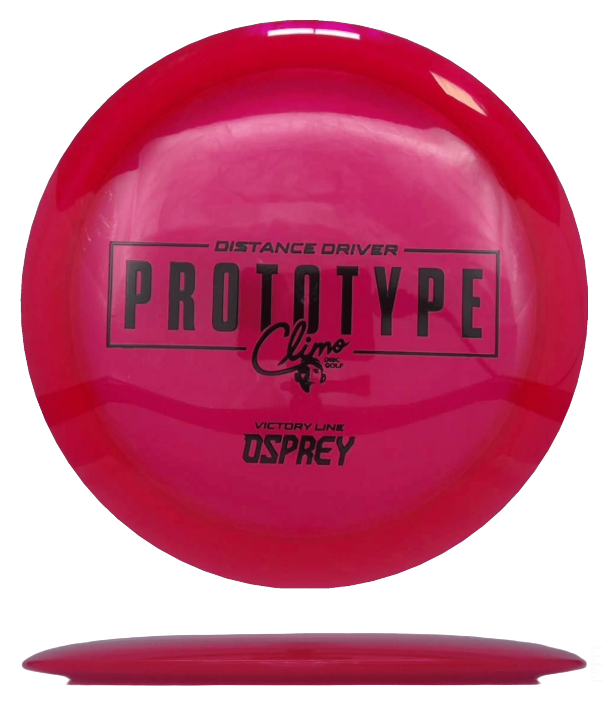 Climo Discs Osprey - Prototype / 175g - Red (Black) - Skyline Disc Golf