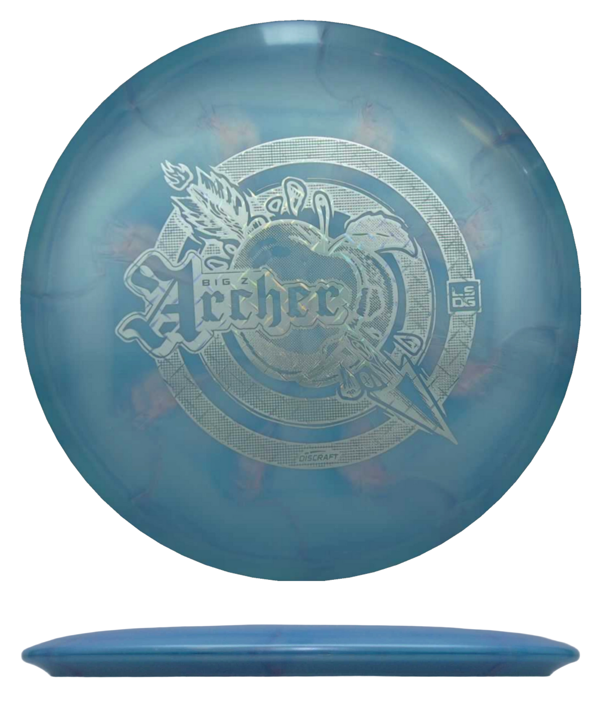 Discraft Archer - Big Z Swirl - 2026 Ledgestone (Season One) / 174g - Blue Swirl (Diamondplate) - Skyline Disc Golf