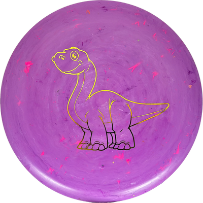 Dino Discs Brachiosaurus Dino Discs Brachiosaurus - Egg Shell / 127g - Purple (Yellow Gold) - Skyline Disc Golf