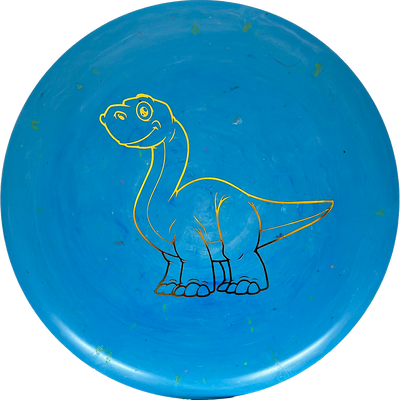 Dino Discs Brachiosaurus Dino Discs Brachiosaurus - Egg Shell / 127g - Sky Blue (Yellow Gold) *1007* - Skyline Disc Golf