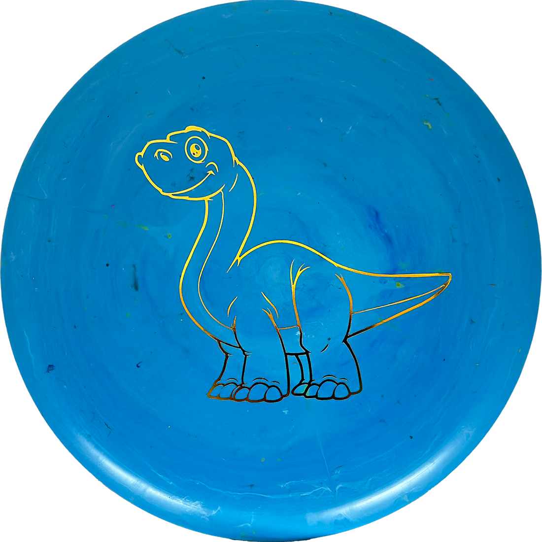 Dino Discs Brachiosaurus Dino Discs Brachiosaurus - Egg Shell / 127g - Sky Blue (Yellow Gold) *1008* - Skyline Disc Golf