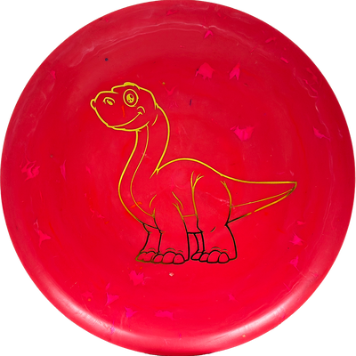 Dino Discs Brachiosaurus Dino Discs Brachiosaurus - Egg Shell / 127g - Red (Yellow Gold) - Skyline Disc Golf