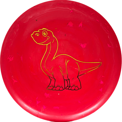 Dino Discs Brachiosaurus Dino Discs Brachiosaurus - Egg Shell / 127g - Red (Yellow Gold) - Skyline Disc Golf