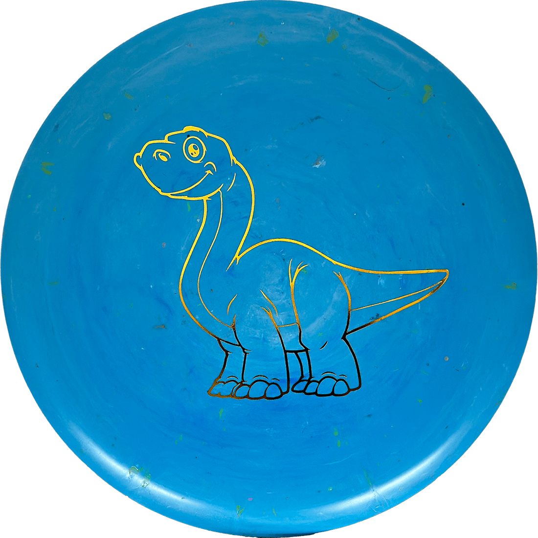 Dino Discs Brachiosaurus Dino Discs Brachiosaurus - Egg Shell / 127g - Sky Blue (Yellow Gold) *1007* - Skyline Disc Golf