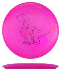 128g - Hot Pink (Magenta Foil) *024* Egg Shell Dino Discs Brachiosaurus - Skyline Disc Golf