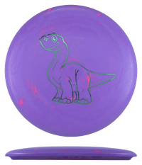 Dino Discs Brachiosaurus - Egg Shell / 128g - Lavender (Green Foil) - Skyline Disc Golf