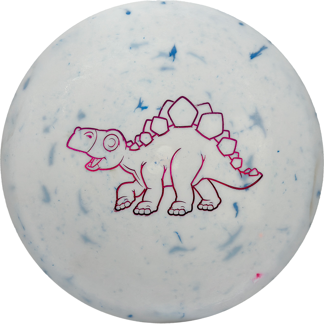 Dino Discs Stegosaurus Dino Discs Stegosaurus - Egg Shell / 126g - White Marble (Crimson) - Skyline Disc Golf