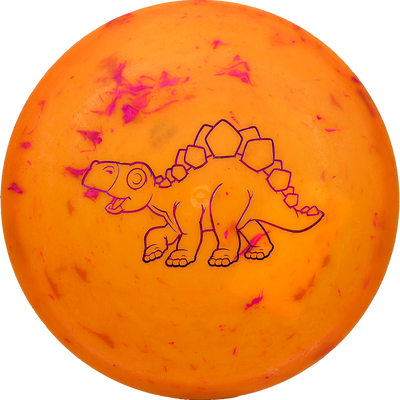 Dino Discs Stegosaurus Dino Discs Stegosaurus - Egg Shell / 126g - Orange (Magenta) - Skyline Disc Golf