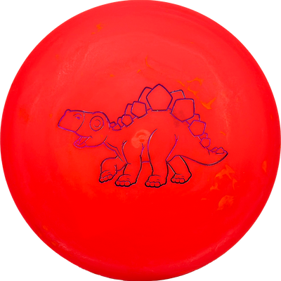 Dino Discs Stegosaurus Dino Discs Stegosaurus - Egg Shell / 126g - Hot Red (Magenta) - Skyline Disc Golf