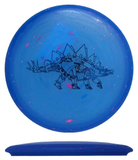 Dino Discs Stegosaurus - Egg Shell / 127g - Blue (Blue Foil) - Skyline Disc Golf