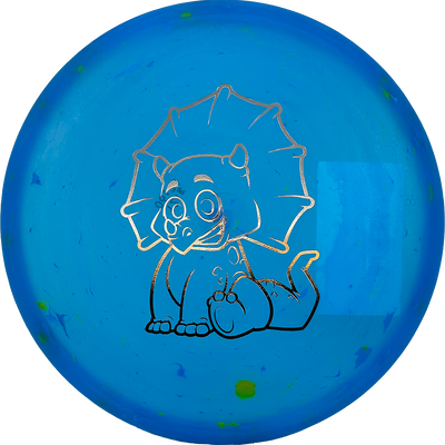 Dino Discs Triceratops Dino Discs Triceratops - Egg Shell / 121g - Blue (Oil Slick) - Skyline Disc Golf