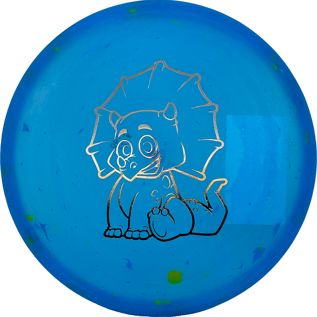 Dino Discs Triceratops Dino Discs Triceratops - Egg Shell / 121g - Blue (Oil Slick) - Skyline Disc Golf