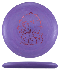Dino Discs Triceratops - Egg Shell / 125g - Lavender (Red Foil) - Skyline Disc Golf