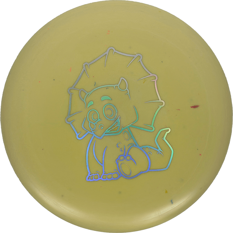 Dino Discs Triceratops Dino Discs Triceratops - Egg Shell / Unstamped - Pastel Yellow (Chrome) - Skyline Disc Golf