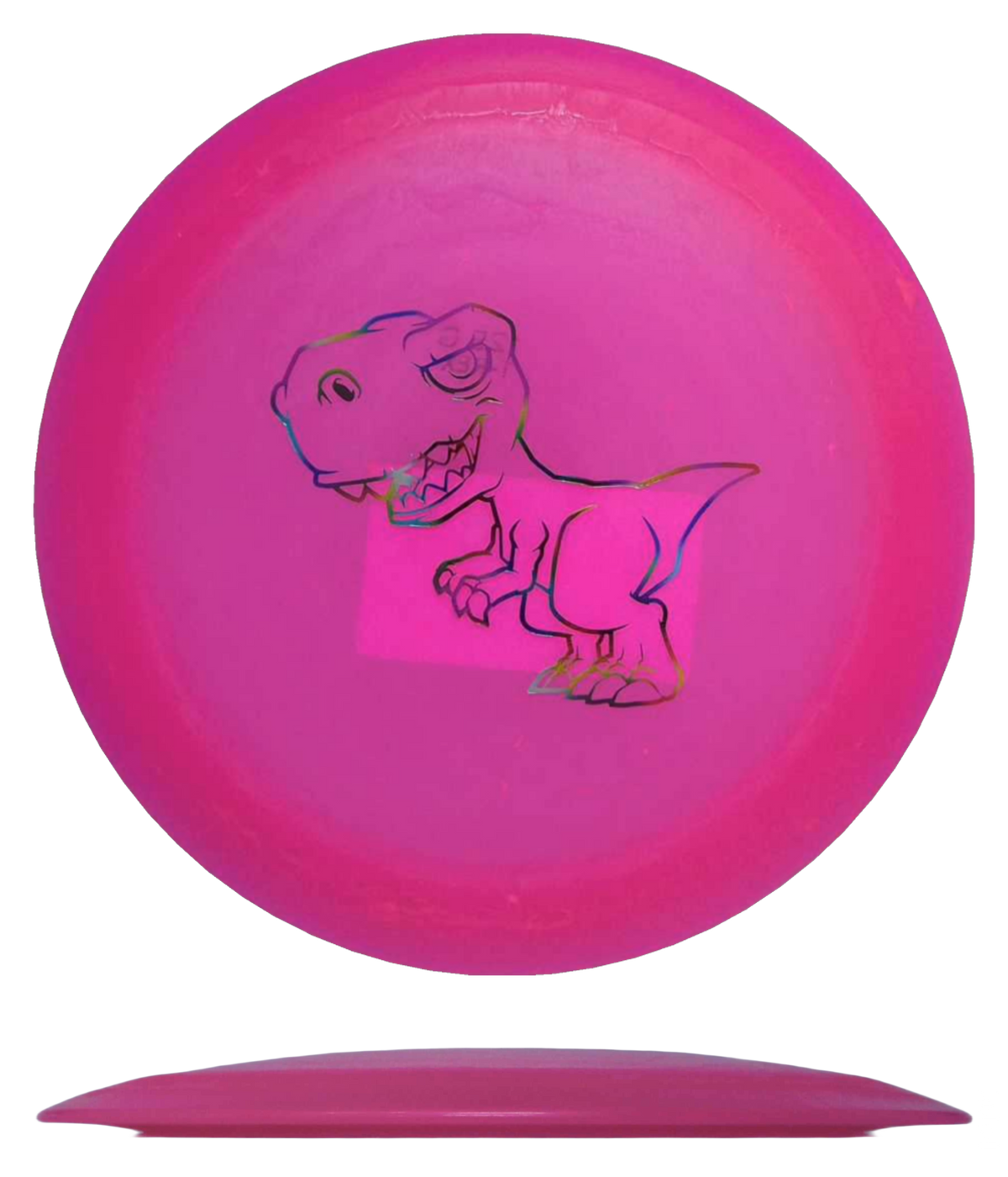 Dino Discs Tyrannosaurus Rex - Egg Shell / 125g - Hot Pink (Jellybean) - Skyline Disc Golf