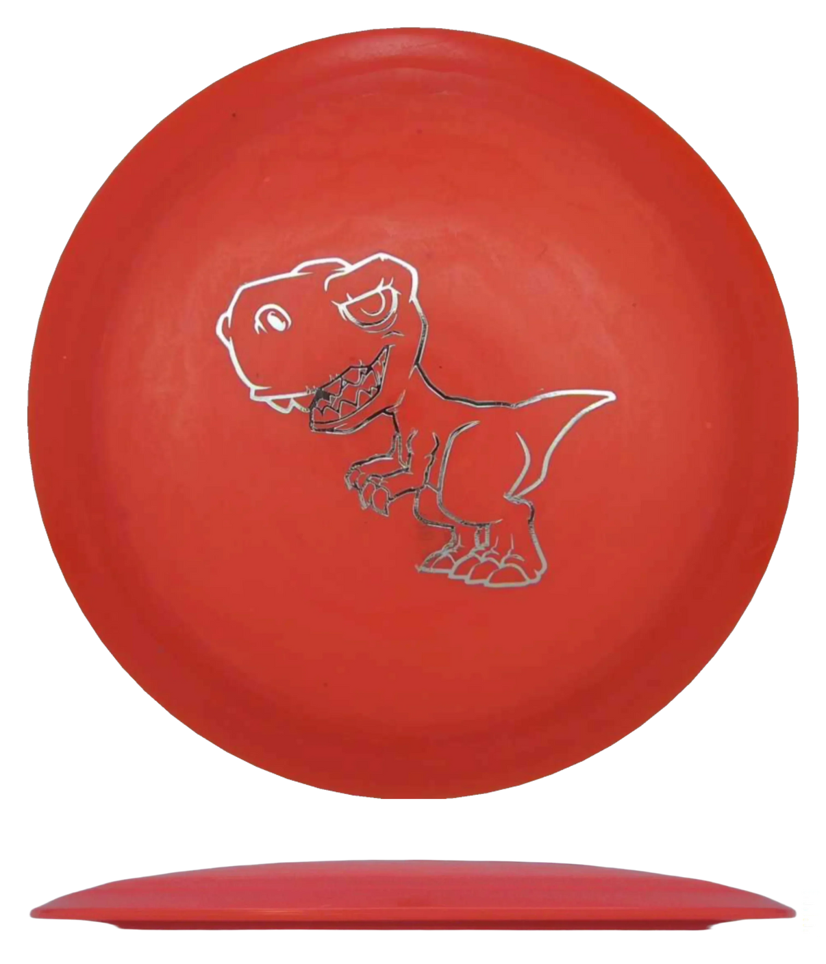 Dino Discs Tyrannosaurus Rex - Egg Shell / 128g - Red (Silver) - Skyline Disc Golf