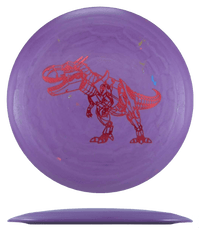 128g - Lavender (Red Carbon Fiber) Egg Shell Dino Discs Tyrannosaurus Rex - Skyline Disc Golf