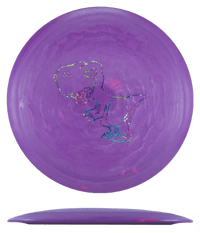128g - Lavender (Rainbow Glitter) Egg Shell Dino Discs Tyrannosaurus Rex - Skyline Disc Golf