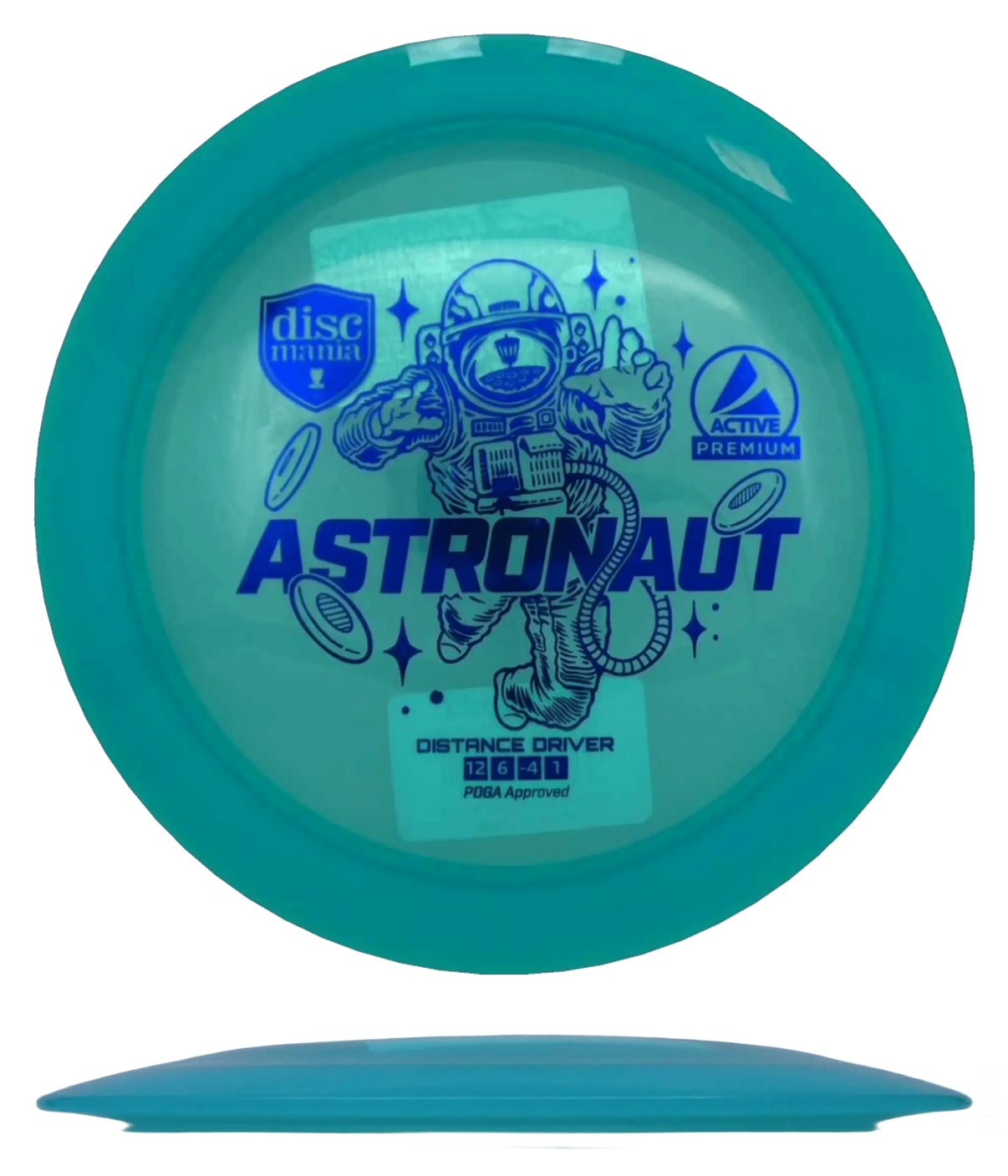 Discmania Astronaut - Active Premium / 165-69g - Blue (Blue Foil) *322* - Skyline Disc Golf