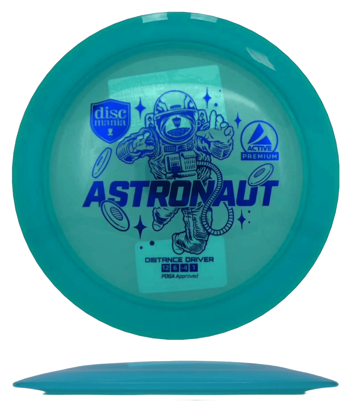 165 - 69g - Blue (Blue Foil) *322* Active Premium Discmania Astronaut - Skyline Disc Golf